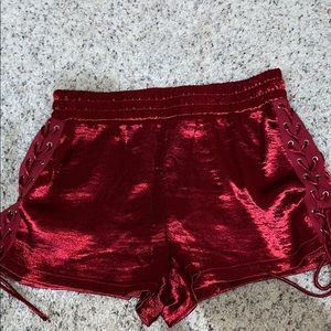 Satin shorts